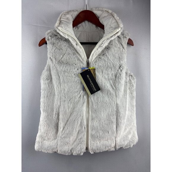 Reversible Faux Fur & Quilted Vest Size S Weatherproof Garment Co. - Picture 6 of 6